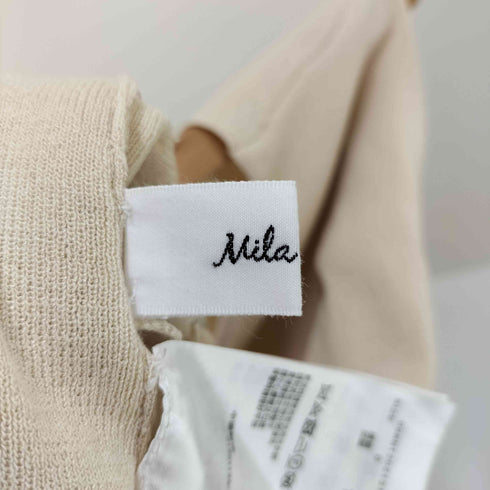 ミラオーウェン Mila Owen 2wayバックスリットロングニット レディース JPN:0
