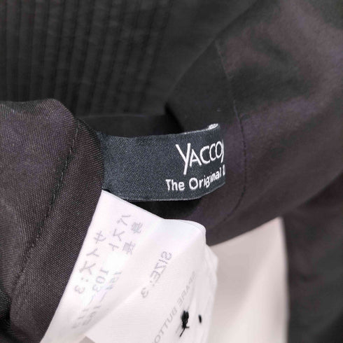 ヤッコマリカルド YACCO MARICARD ピンタックシルクシャツワンピース レディース サイズ3