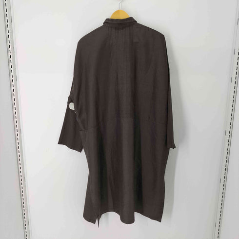 ヤッコマリカルド YACCO MARICARD ピンタックシルクシャツワンピース レディース バスト86~94 身長154~162