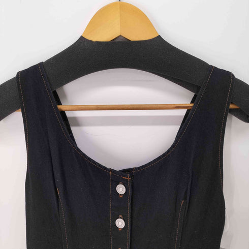 マウジー moussy BUTTON UP DENIM DRESS ボタンアップ デニムドレス レディース JPN:1