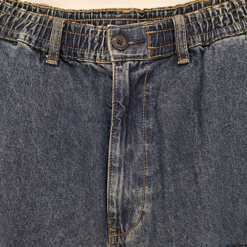 ジーユー GU 24AW デニムコンバーチブルワイドカーゴパンツ メンズ JPN:M