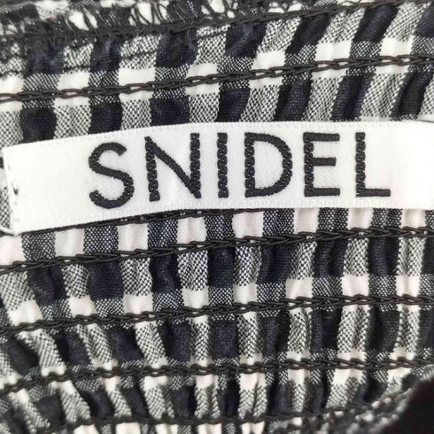 スナイデル snidel ギンガムチェックノースリーブワンピース レディース