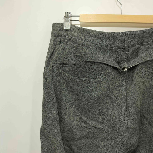 ショットブロス SCHOTT BROS. ヘリンボーン柄 リネン混 スラックス メンズ US:32-33