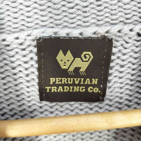 PERUVIAN TRADING CO ボトルネック コットンニット メンズ