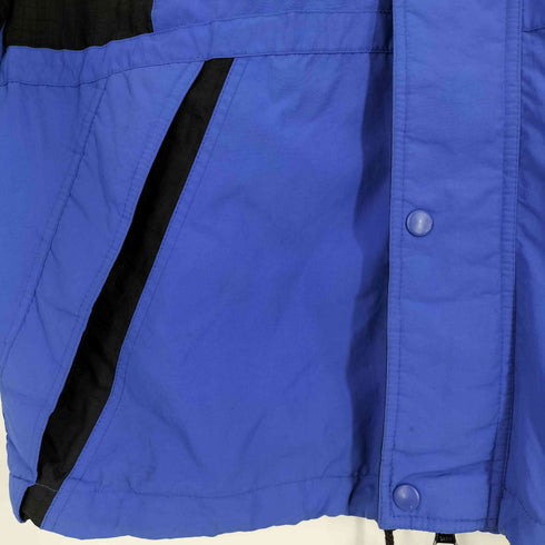 スポーツマスター SPORTSMASTER フード収納可 リフレクター 裾ドローコード ツートン 企業ロゴ ナイロンジャケット メンズ import:M