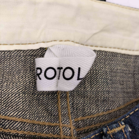 ロトル ROTOL デザイン加工ジップフライデニムパンツ メンズ 30