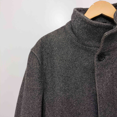 メンズビギ MENS BIGI レジメンタルストライプ ウール スタンドカラーコート メンズ JPN:L