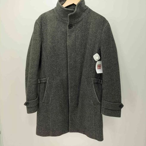 メンズビギ MENS BIGI レジメンタルストライプ ウール スタンドカラーコート メンズ JPN:L