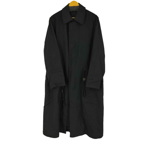 ヨウジヤマモトプールオム Yohji Yamamoto POUR HOMME 19AW バックロゴ刺繍ウールステンカラーロングコート メンズ