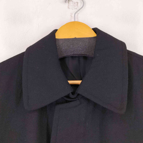 ヨウジヤマモトプールオム Yohji Yamamoto POUR HOMME 19AW バックロゴ刺繍ウールステンカラーロングコート メンズ