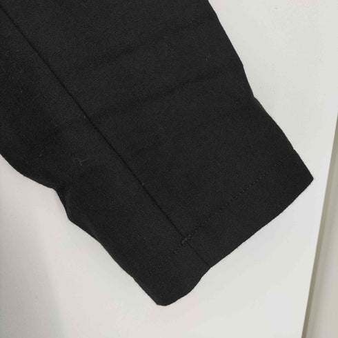ヨウジヤマモトプールオム Yohji Yamamoto POUR HOMME 19AW バックロゴ刺繍ウールステンカラーロングコート メンズ