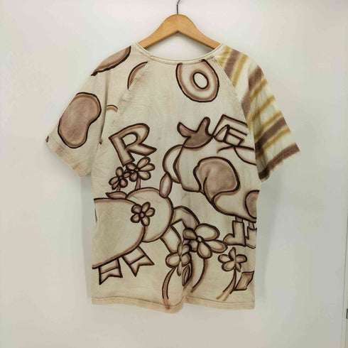 EL RODEO ブタ ウシ フルプリント 半袖 Tシャツ メンズ FREE