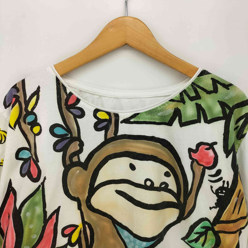 EL RODEO サル フルプリント 半袖 Tシャツ メンズ FREE
