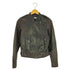 バーニーズニューヨーク BARNEYS NEWYORK イタリア製 カウレザージャケット レディース EUR:38