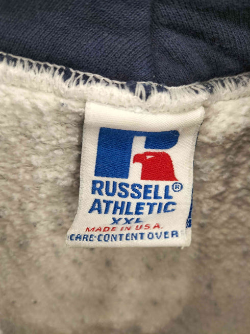 ラッセルアスレチック RUSSELL ATHLETIC 90s USA製 ハーフボタン ヘンリーネックパーカー メンズ XXL