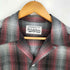 ワコマリア WACKO MARIA 23AW OMBRE CHECK OPEN COLLAR SHIRT L/S レーヨン オープンカラー オンブレチェックシャツ メンズ JPN:L