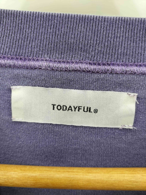 トゥデイフル TODAYFUL Flatseam Long T-Shirts フラットシームロングTシャツ レディース F