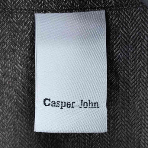 キャスパージョン CASPER JOHN イミテーションウールジップシャツ メンズ JPN:L