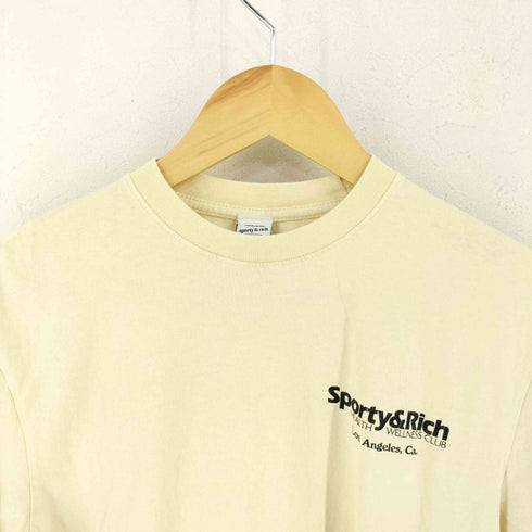 スポーティーアンドリッチ SPORTY& RICH 両面プリント S/S Tシャツ メンズ M