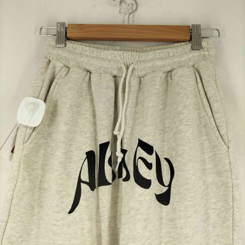 アリーバイダブルクローゼット Alley w closet フロントロゴワイドスウェットパンツ レディース FREE