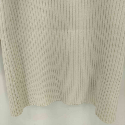 アンクレイヴ uncrave white デニムコンビボリュームスリーブニット レディース 1