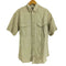 エディーバウアー Eddie Bauer 80-90S 黒タグ リネン コットン フラップポケット S/S シャツ メンズ import:M