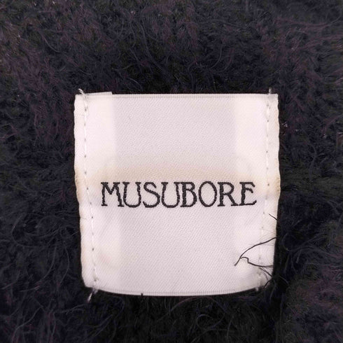 MUSUBORE クロップドタートルニット レディース FREE