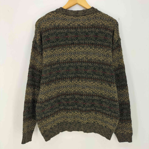 ドッカーズ DOCKERS 90s フェアアイル柄 クルーネックニット メンズ import:L