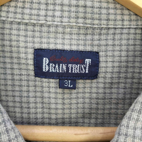 BRAIN TRUST チェックシャツジャケット メンズ 3L