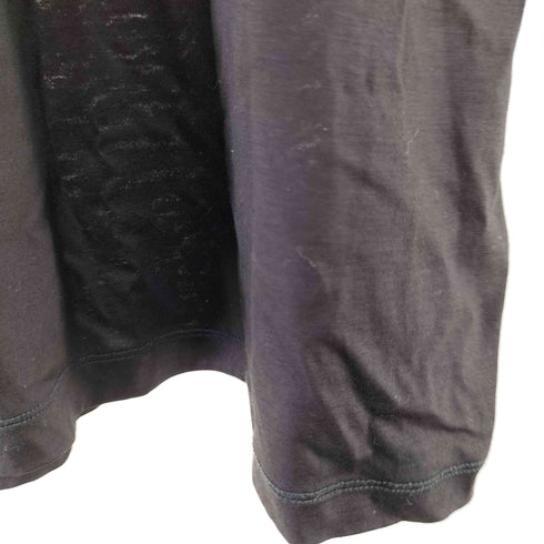 ミズイロインド mizuiro ind ロールアップ スリーブ ワイドTシャツ レディース
