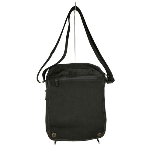 ソーバイアレクサンダーヴァンスロベ SO by alexander van slobbe ピーチスキン ギミック スエード切替 ショルダーバッグ メンズ