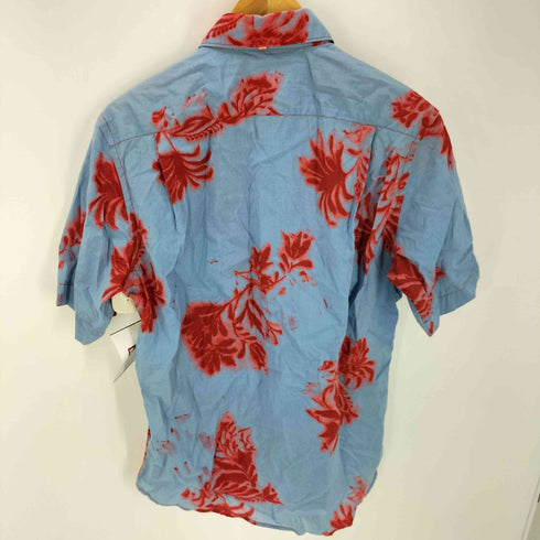 ボスヒューゴボス BOSS HUGO BOSS リーフ 総柄 S/S アロハ シャツ メンズ import:S