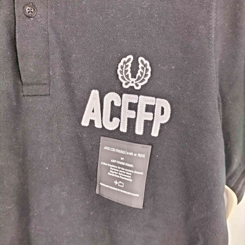 フレッドペリー FRED PERRY ART COMES FIRST エンブロイダード ポロシャツ メンズ UK:42