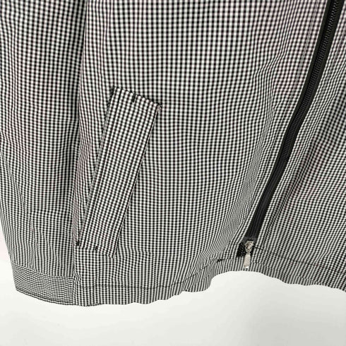 バーバリーブラックレーベル BURBERRY BLACK LABEL 裏地メッシュ ダブルジップ パッカブルフード ギンガムチェック マウンテン パーカー メンズ import:M