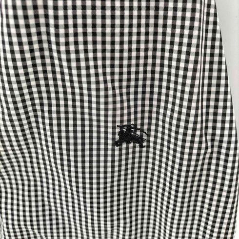 バーバリーブラックレーベル BURBERRY BLACK LABEL 裏地メッシュ ダブルジップ パッカブルフード ギンガムチェック マウンテン パーカー メンズ import:M