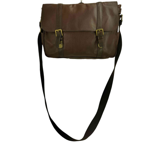 フォッシル FOSSIL 本革 レザー 2WAY ビジネスショルダーバック メンズ