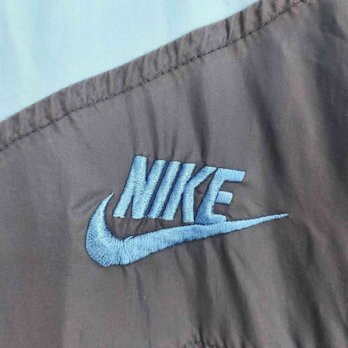 ナイキ NIKE 90S 銀タグ ナイロン スウォッシュ刺繍 ジップアップジャケット メンズ import:L