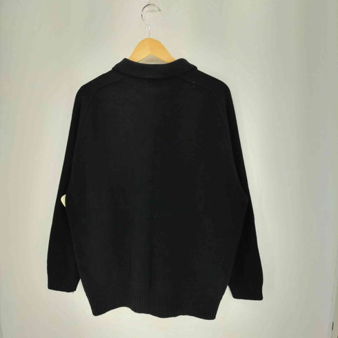 ザラ ZARA コットンニットポロシャツ メンズ M
