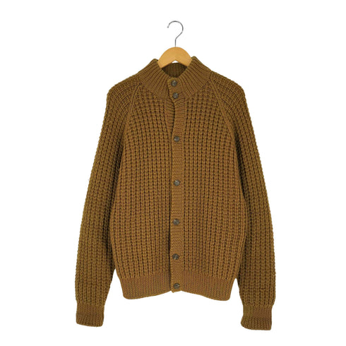 ユナイテッドアローズ UNITED ARROWS ANNELIES BRAECKMAN ワッフル ローゲージ ハイネックニットカーディガン メンズ JPN:L