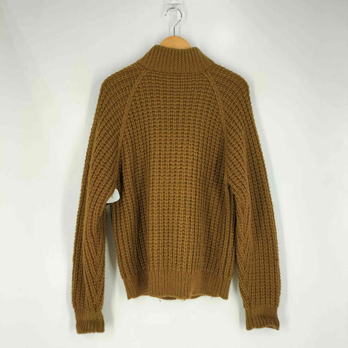 ユナイテッドアローズ UNITED ARROWS ANNELIES BRAECKMAN ワッフル ローゲージ ハイネックニットカーディガン メンズ JPN:L