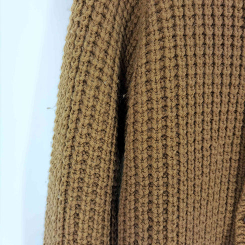 ユナイテッドアローズ UNITED ARROWS ANNELIES BRAECKMAN ワッフル ローゲージ ハイネックニットカーディガン メンズ JPN:L