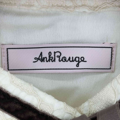 アンクルージュ Ank Rouge シアーカットワークワンピース レディース JPN:M