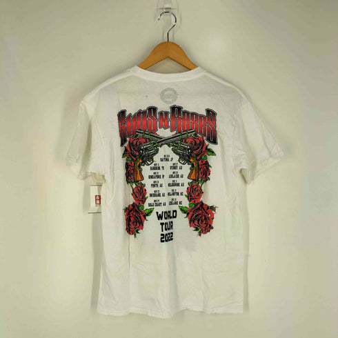 ガンズアンドローゼズ GUNS N ROSES World Tour 2022 Tee ワールドツアー ロックバンド Tシャツ メンズ import:L