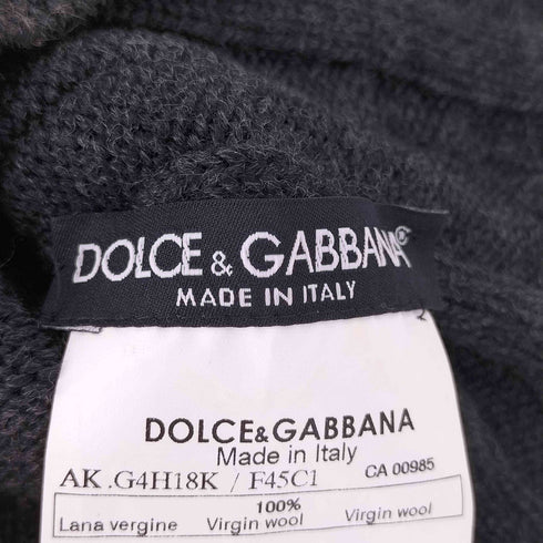ドルチェアンドガッバーナ DOLCE&GABBANA ウール ニット帽 メンズ