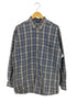 St Michael MARKS AND SPENCER チェック コットン ボタンダウンシャツ メンズ import:M