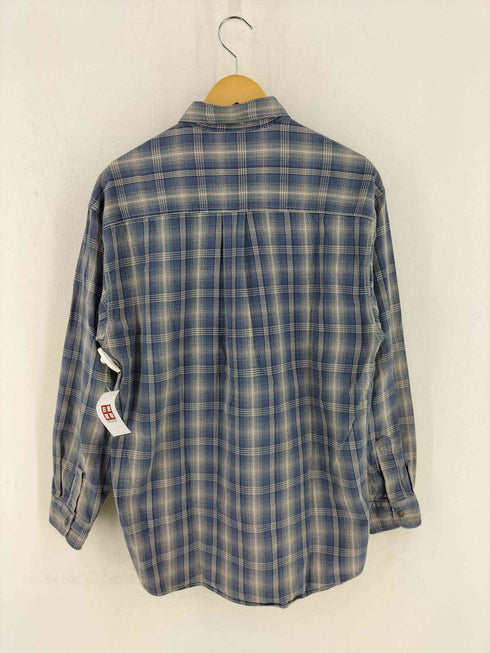 St Michael MARKS AND SPENCER チェック コットン ボタンダウンシャツ メンズ import:M