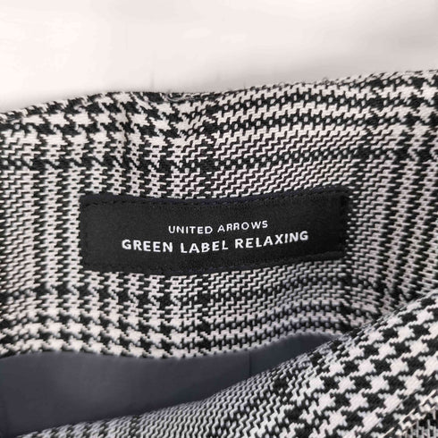 ユナイテッドアローズグリーンレーベルリラクシング UNITED ARROWS green label relaxing キチントボトムス Iライン チェック スカート レディース JPN:38