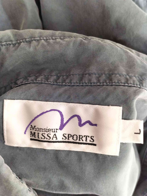 MISSA SPORTS シルク ボタンダウンシャツ メンズ import:L