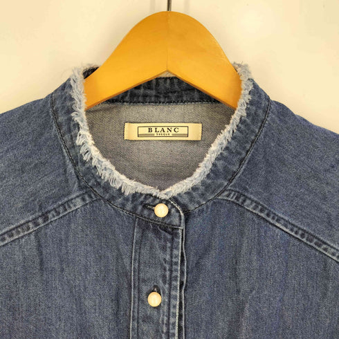 ブランバスク blanc basque 8oz パールボタン デニムシャツ レディース JPN:38