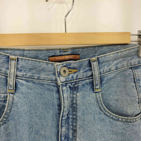 パブリックトウキョウ PUBLIC TOKYO PUBLICDENIM BLUERELAX デニムパンツ レディース 3-L